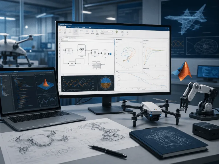 MATLAB/Simulink สำหรับ UAV และโดรน อากาศยานไร้คนขับ (Multirotor Design & Flight Control)