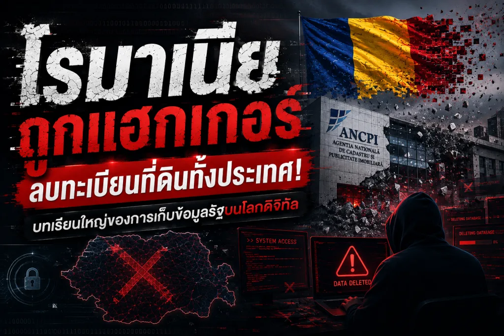 โรมาเนียถูกแฮกเกอร์ลบทะเบียนที่ดินทั้งประเทศจริงหรือ? เจาะเหตุ ANCPI–e-Terra ถูก Ransomware โจมตี และบทเรียนใหญ่ของรัฐบาลดิจิทัล