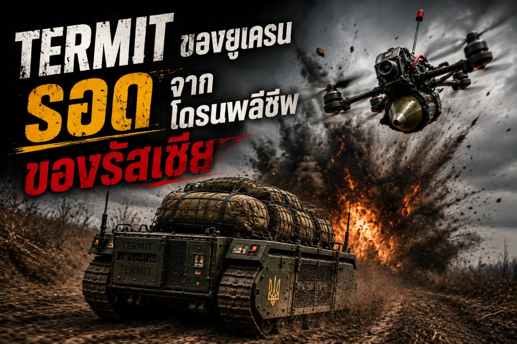 TerMIT หุ่นยนต์ภาคพื้นยูเครน หลบโดรนพลีชีพรัสเซียได้ — และทำไมหุ่นยนต์ขนของถึงกำลังมาแรง