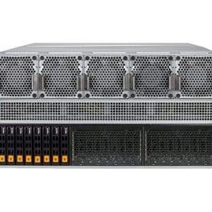 Supermicro 5U AI server with Arm AGI CPU Neoverse V3 64, 128, or 136 cores, up to 8 double-width GPUs, 24 DDR5-8800 DIMMs, and 8 NVMe drives (ARS-522GP-NR)