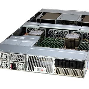 Supermicro DP Intel 2U PCIe GPU System with up to 4 NVIDIA H100, H100 NVL, or L40S (SYS-221GE-NR)