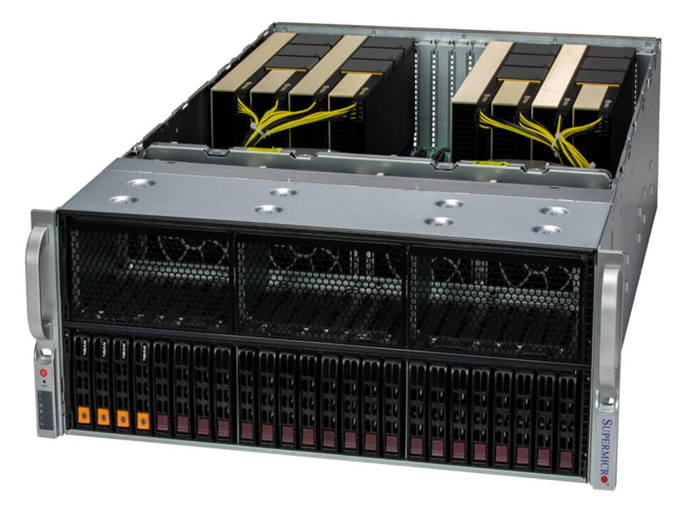 Supermicro DP Intel 4U Direct-connect PCIe GPU System with up to 8 GPUs (SYS-421GE-TNRT3)