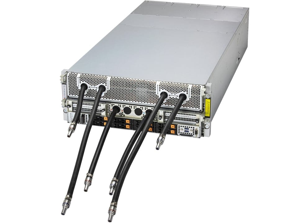 Supermicro DP Intel 4U Liquid-Cooled System with NVIDIA HGX B200 8-GPU (SYS-422GA-NBRT-LCC)
