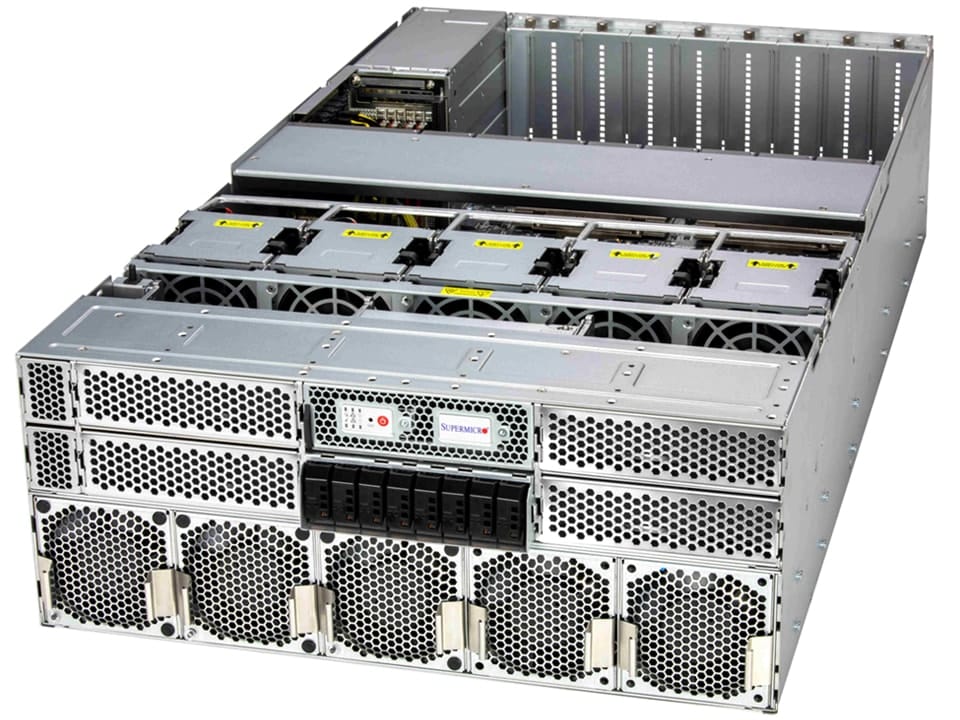 Supermicro DP Intel 4U MGX Dual-Root PCIe GPU System with up to 8 600W GPUs (SYS-422GL-NR)