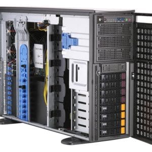 Supermicro DP Intel, Tower Workstation with 4 GPUs (SYS-740GP-TNRBT)