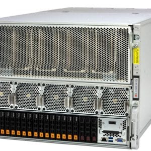 Supermicro DP Intel 8U System with NVIDIA HGX H100/H200 8-GPU and Rear I/O (SYS-821GE-TNHR)