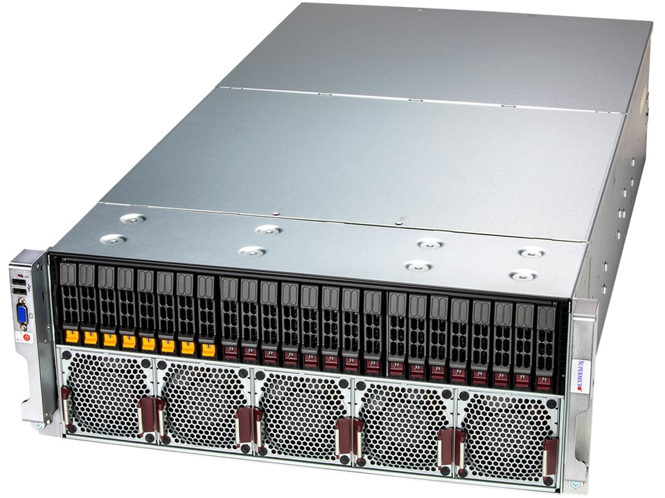 Supermicro 4U System with Quad AMD Instinct MI300A Accelerators (AS-4145GH-TNMR)