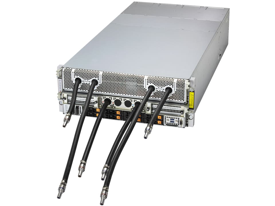 Supermicro DP AMD 4U Liquid-Cooled System with NVIDIA HGX B200 8-GPU (AS -4126GS-NBR-LCC)