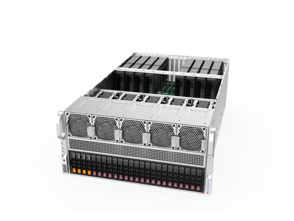 Supermicro DP AMD 5U System with 8 PCIe GPUs (Gold Series AS -5126GS-TNRT)