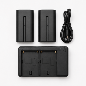 ชุด Microduck Charger Pack แบตเตอรี่สำรอง 2 ก้อน แท่นชาร์จ 2 ช่อง และสายชาร์จ
